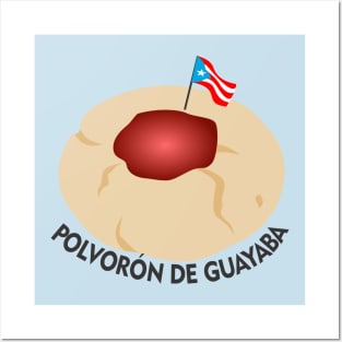 Boricua Polvoron Puerto Rico Guava Cookie Latino Food Posters and Art